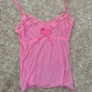 Coquette Soft Pink Sheer Camisole